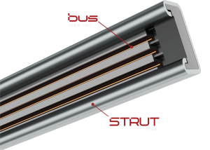 First Bus Strut Safe Suspended Steel Strut Electrical Busway System | busSTRUT