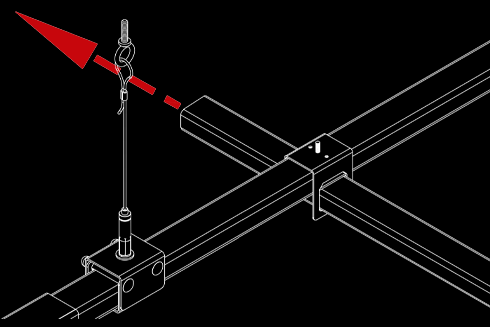 Perpendicular busstrut runs graphic